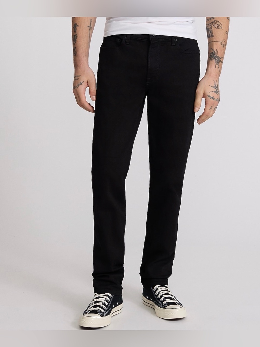 🔥 $88 Express Slim Fit Denim Men’s Jeans Black Sz 36 X 30 🔥